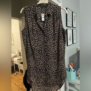Express leopard tunic size L